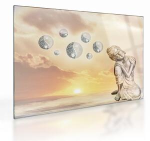 Kép - Meditációs idő (üvegen) (70x50 cm)
