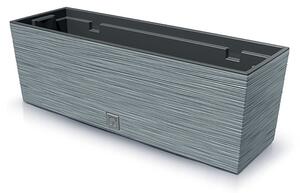 Furu Case Beton Virágláda 58 cm Bordázott