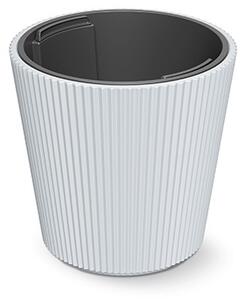 Milly Bordázott Kaspó Fehér 24 cm DBMI240-S449