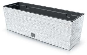 Furu Case Bordás Virágláda Fehér 58 cm