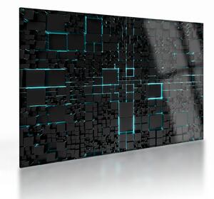 Kép - Technológiai felület (üvegen) (70x50 cm)