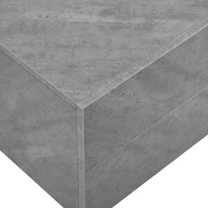 Éjjeliszekrény 40x29x30 cm 2 fiókkal, beton megjelenés
