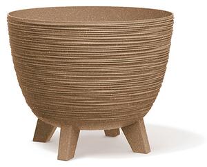Furu ECO Wood Natúr Fa Kompozit Virágtartó Lábakon