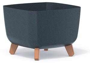 Gracia Square ECO Wood Négyzetes Virágtartó Antracit 29 cm
