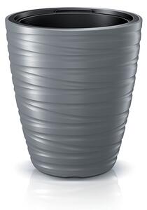 Maze Kőhatású Kültéri Virágtartó Szürke 37,5 cm