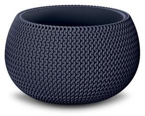 Splofy Bowl Kötött Mintázatú Virágtartó Antracit 37 cm