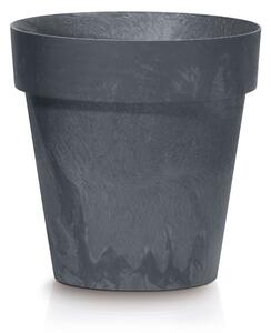 Cube Beton Effect Kocka Virágcserép Antracit 14 cm