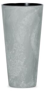 Tubus Slim Beton Hatású Kültéri Virágcserép 25 cm