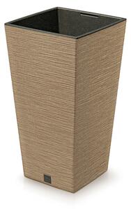 Furu Square ECO Wood Négyzetes Virágtartó Natúr-Öko