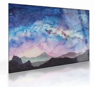 Kép - Milky Way, akvarell (üvegen) (70x50 cm)