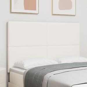VidaXL Fejtámla Egyszerű Krém 140cm Korall Készség