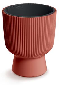 Milly Design Virágcserép Réz 24 cm Bordázott