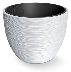 Furu Elegance Bordázott Kaspó Fehér 57 cm