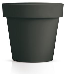 Lexo Round Nagyméretű Kültéri Virágtartó Antracit 60 cm
