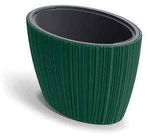 Oro Premium Bordázott Virágcserép Fenyőzöld 59,5 cm