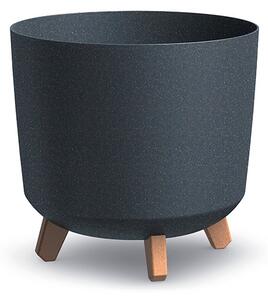 Gracia Tubus ECO Wood Környezetbarát Virágtartó Antracit