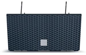 Rato Case W Antracit Rattan Hatású Virágláda 39,5 cm
