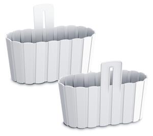 Boardee Wall Fali Virágtartó Fehér 27 cm