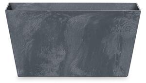 Tubus Case Beton Effect Antracit Téglalap Alakú Virágtartó 60 cm