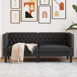 Kanapé Fekete 174 x 74,5 x 70,5 cm PVC