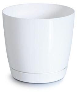 Coubi Round Műanyag Kaspó Fehér 18 cm