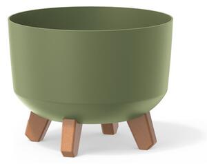 Gracia Dizájn Kaspó Földzöld 24 cm
