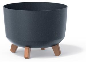 Gracia ECO Wood Antracit Kaspó Fa Lábakkal DGRL300W-S433W