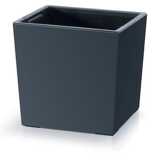 Urbi Square Low Antracit Kocka Virágtartó 29,5 cm