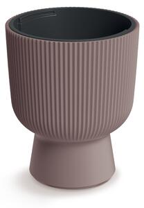 Milly Design Virágtartó Marsala 24 cm Bordó Műanyag Bordázott