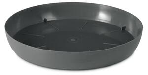Terra Műanyag Virágcserép Alátét Antracit 13,5 cm
