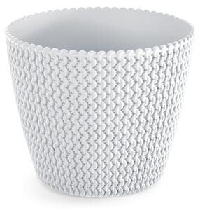 Splofy Kötött Mintás Virágcserép Fehér 12,8 cm