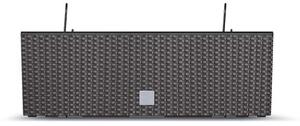 Rato Case W 580 Rattan Hatású Virágláda Umbra Színben Öntözőrendszerrel
