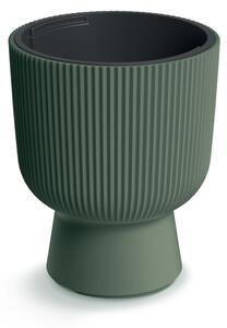 Milly Design Kaspó Fenyőzöld Bordázott 30 cm