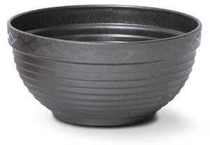 Elegáns Tál Kaspó Grafitszürke 22,5 cm
