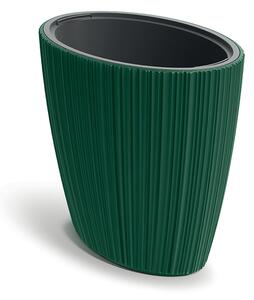 Oro Bordázott Dizájn Virágcserép Fenyőzöld 59,5 cm