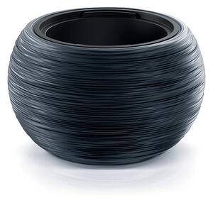 Furu Bowl Antracit Gömb Kaspó 40 cm