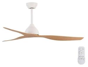 Eurolamp Mennyezeti ventilátor átm. 132 cm bézs/fehér + távirányítás EU0143