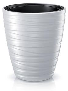 Maze Hullám Mintás Kaspó 37,5 cm Fehér