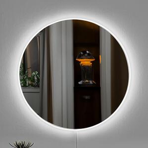 Asir LED Fali tükör háttérvilágítással ROUND átm. 40 cm fehér AS1843