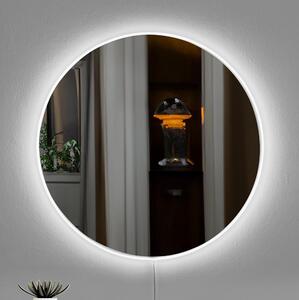 Asir LED Fali tükör háttérvilágítással ROUND átm. 60 cm fehér AS1828