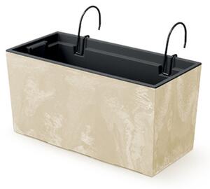 Urbi Case Beton Hatású Balkonláda Krém 39,5 cm