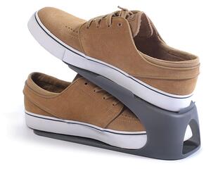 Prosperplast cipőrendező készlet, 38-45 méret antracit, 4 db