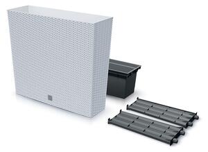 Rato Case T Rattan Hatású Virágláda Fehér 77 cm Öntözőrendszerrel