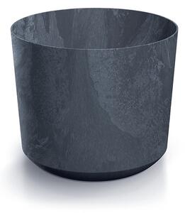 Tubo Beton Effect Antracit Kaspó 24 cm