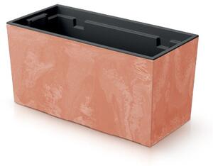 Urbi Case Beton Hatású Virágláda Terrakotta 39,5 cm