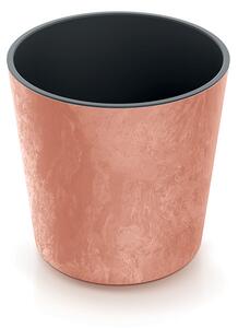 Urbi Round Beton Hatású Kaspó Terrakotta 30 cm