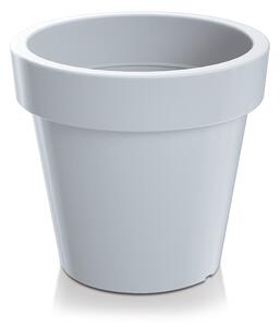 Lexo Round Nagyméretű Kültéri Virágtartó Fehér 60 cm