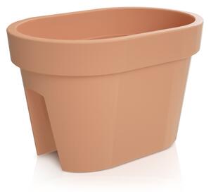 Lofly Railing Erkélykorlát Virágtartó Terrakotta 40 cm