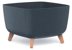 Gracia Square ECO Wood Kaspó Antracit 39 cm Környezetbarát