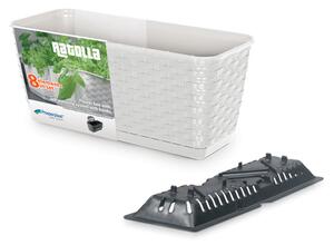 Ratolla Case Erkélyi Virágtartó Láda Rattan Hatású Műanyag Umbra 59 cm